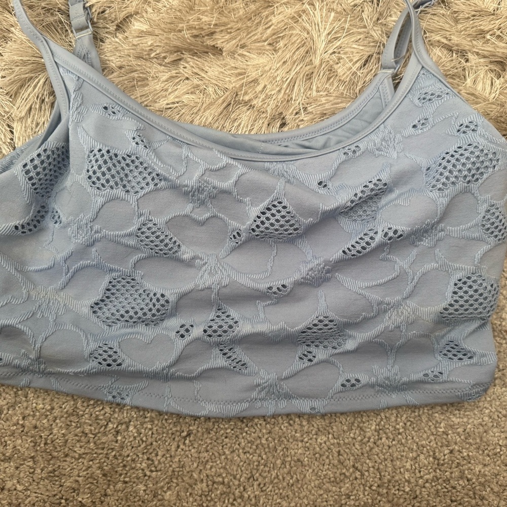 Aerie Light Blue bikini top